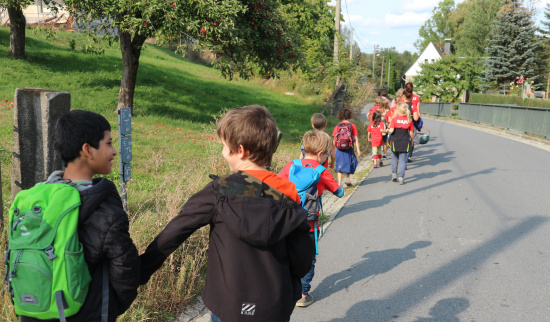 Auf dem Weg nach Cunnersdorf Foto: Theres Schimansky