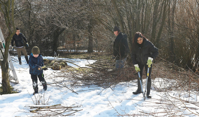 Wintereinsatz im Februar 2019 – Foto: Theres Schimansky
